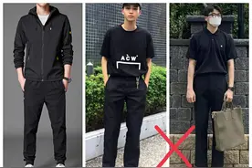 男士的“一身黑”搭配90%都很普通，4个思路让你黑出一身高级感图片