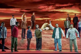 豫剧《大河安澜》精彩亮相“新时代舞台艺术优秀剧目展演”图片