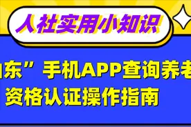 “爱山东”手机APP查询养老金及资格认证操作指南图片