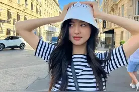 超模陈瑜上综艺，脸上有肉的漂亮超模，曾是宁泽涛的“绯闻女友”图片