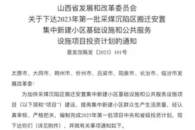 22个！山西8市一批搬迁安置项目下通知图片