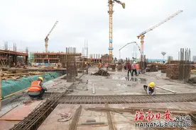 建成后可提供学位4050个！人大附中海口实验学校中学部教学楼进入主体施工阶段图片