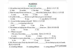 为大家整理了如何快速地理解代词的用法图片