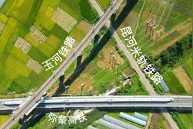 全国独有！4种铁路在这座城市交会图片