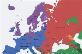 欧洲各国宗教信仰地图图片