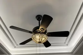 还在使用传统风扇？现在流行这种风扇灯，既能照明，又能凉快图片