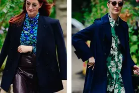 今年秋冬，穿“藏蓝色”就赢了！24组搭配，让你轻松穿出好气质图片