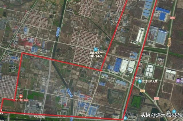 赣榆中心城区Ⅱ号片区土地征收成片开发方案，涉及狮子口、宋口等