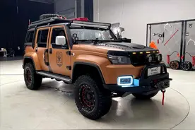 新车 | 实拍北京BJ40可可西里版，能否挑战坦克300风林铁骑？图片