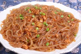 炒粉条，不能焯水后直接炒，教你一招，粉条爽滑入味，不坨不粘锅图片