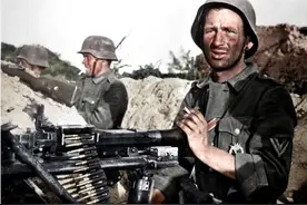 1942年的德军步兵营：编制861人，MG42“德国电锯”登场图片