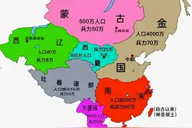 看看南宋时期中国人口地图——岳飞不死，能收复中原么？图片