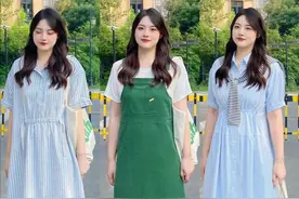 时尚与体重无关！看这位135斤博主穿搭，不瘦成“纸片人”也美图片