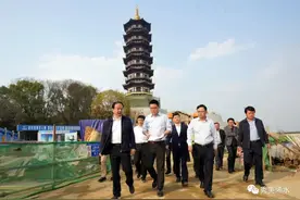 付宇、陈正红现场督办浠水河生态综合整治工程建设图片