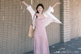 站着拍全身照手脚不知道往哪放？8个全身照拍照姿势，自然又好看图片