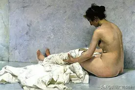 童年的快乐无拘无束河边捞鱼海边赶海拾贝，欢声笑语在油画中听见图片