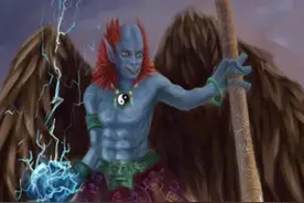 封神：雷震子的风雷双翅与快速学艺图片