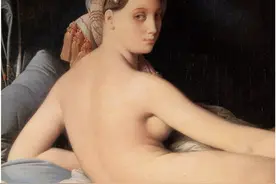 安格尔的新古典风格画风极具观赏性，丰满圆润的人体油画值得欣赏图片