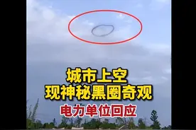 不明飞行物？成都上空出现黑色圆圈，此前也在多地出现，咋回事？图片