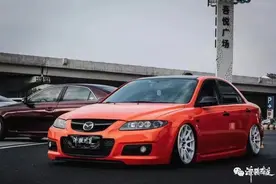 当年B级车中的"网红改装车型"马自达6，玩起姿态风来还是很有味道图片