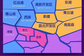 2022年4月南昌市、各区域房价地图图片