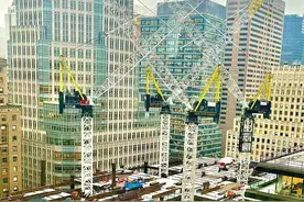 美国在建最高楼——摩根大通全球总部，施工加速，美国网友嗨翻天图片