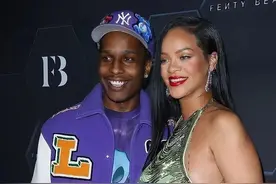 蕾哈娜和洛基真的订婚了吗？佩戴牙齿珠宝求婚，结果却让人很失望图片