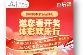 京东携手中国体彩送惊喜 为京东618全民购物“添彩头”图片