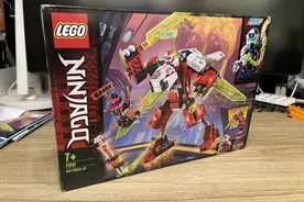 机甲+喷气飞机，少见幻影忍者2合1：乐高71707凯的机甲喷气式飞机图片