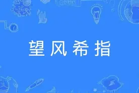 一天一成语:望风希指图片