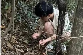 浙江一男子初次带女友约会，安排上山捡板栗，女友：结局出乎意料图片