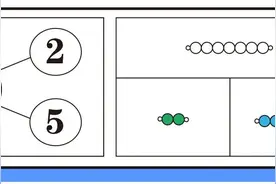 蒙氏数学启蒙：彩色串珠10以内数的分合图片