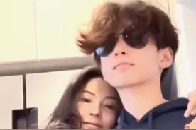 谢霆锋大儿子罕见露面！颜值帅气，与母亲互动比心，成张柏芝靠山图片