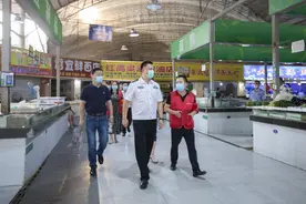 上官福令同志调研督导夜明珠街道文明典范城市创建工作图片