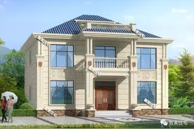 屋面要放水塔，农村新房选择这种造型设计，美观又实用图片