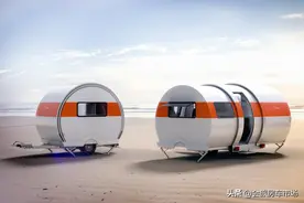 小拖挂房车秒变三倍尺寸，瞬间增加两个空间，只有厨房不用动图片
