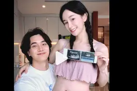 相爱5年曾多次哭诉备孕失败，35岁张檬晒B超照官宣怀孕：世界多了一个你，而我们多了一个世界图片