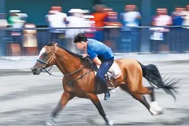 古生态园 骑手驰骋图片