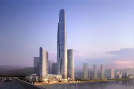 “重庆最高建筑”重庆陆海国际中心项目使用重庆钢铁产品约7万吨图片