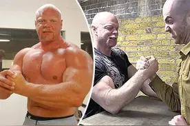 马格纳斯：世界最强大力士冠军，因掰手腕掰断对手手臂震惊力量界图片