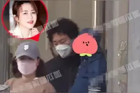 马丽一家三口逛街，3岁儿子更黏爸爸，许文赫单手抱娃彰显父爱图片