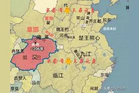 汉朝版图变迁（上）：高祖创业大风歌，威加海内归故乡图片