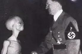 希特勒与外星人握手图 希特勒真的跟外星人接触过吗？图片