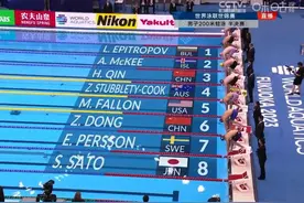 加油！覃海洋、董志豪晋级男子200米蛙泳决赛图片