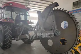 轮式圆盘开沟机、挖沟机的用途图片