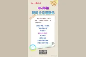 海报 | QQ邮箱将终止这项服务图片