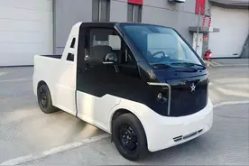 国产老头乐版的小皮卡，外观很复古时尚，很适合赶集、钓鱼、买菜图片