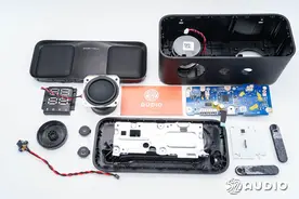 天猫精灵IN糖3 Pro智能音箱拆解，全新复古设计，升级双喇叭单元图片