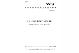 不要乱找了！《0-6岁儿童发育行为评估量表》国家标准在这里！图片