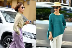 难怪50、60岁都不爱穿裙子！今年流行的“天丝裤”，显瘦还更时髦图片